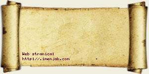 Milana Adamović vizit kartica